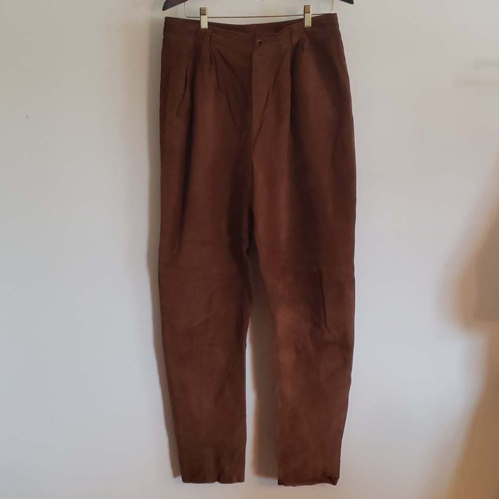 Vintage 80's Outback Red Leather Pants